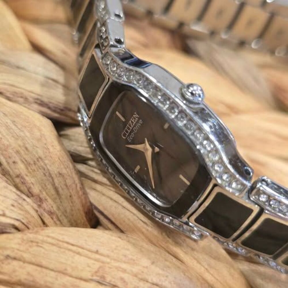 Citizen Eco-Drive Crystal Accented Dress Watch